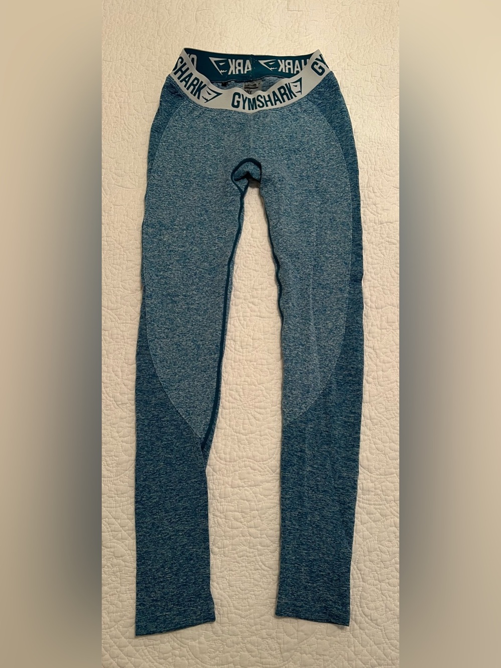 Gymshark Dry Leggings Blue Size Small